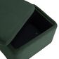 Lifestyle Solutions Kona Small Storage Ottoman in Green, , large