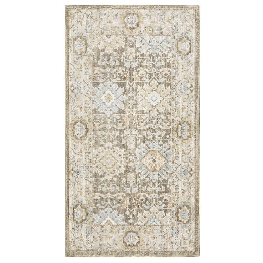 Oriental Weavers Lola LLA03 Brown and Blue 2"9" x 5" Area Rug, , large
