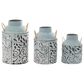 Maple and Jade Farmhouse Botanical Vase in Blue, Black and Brown (Set of 3), , large