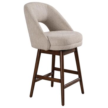 Blue River Adrian Swivel Counter Stool in Ancient Stone, , large