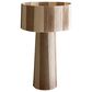 Kalalou Striped Table Lamp in Natural and White, , large