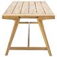 Hearth and Haven Outdoor 71" Rectangular Dining Table in Teak - Table Only, , large