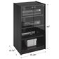 CorLiving Cranley Component Stand in Ravenwood Black, , large