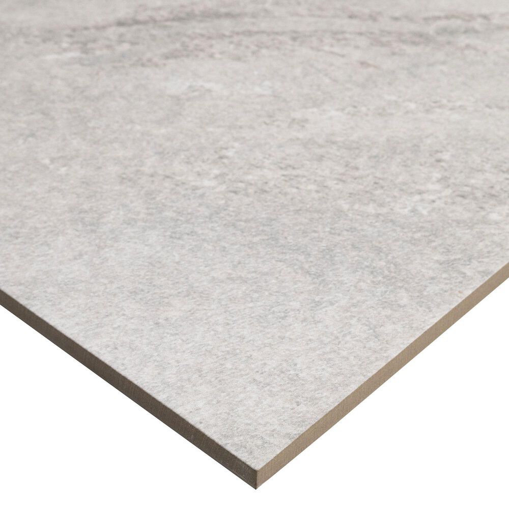 MS International Traktion Stowe Silver Dune 15" x 30" Porcelain Tile, , large
