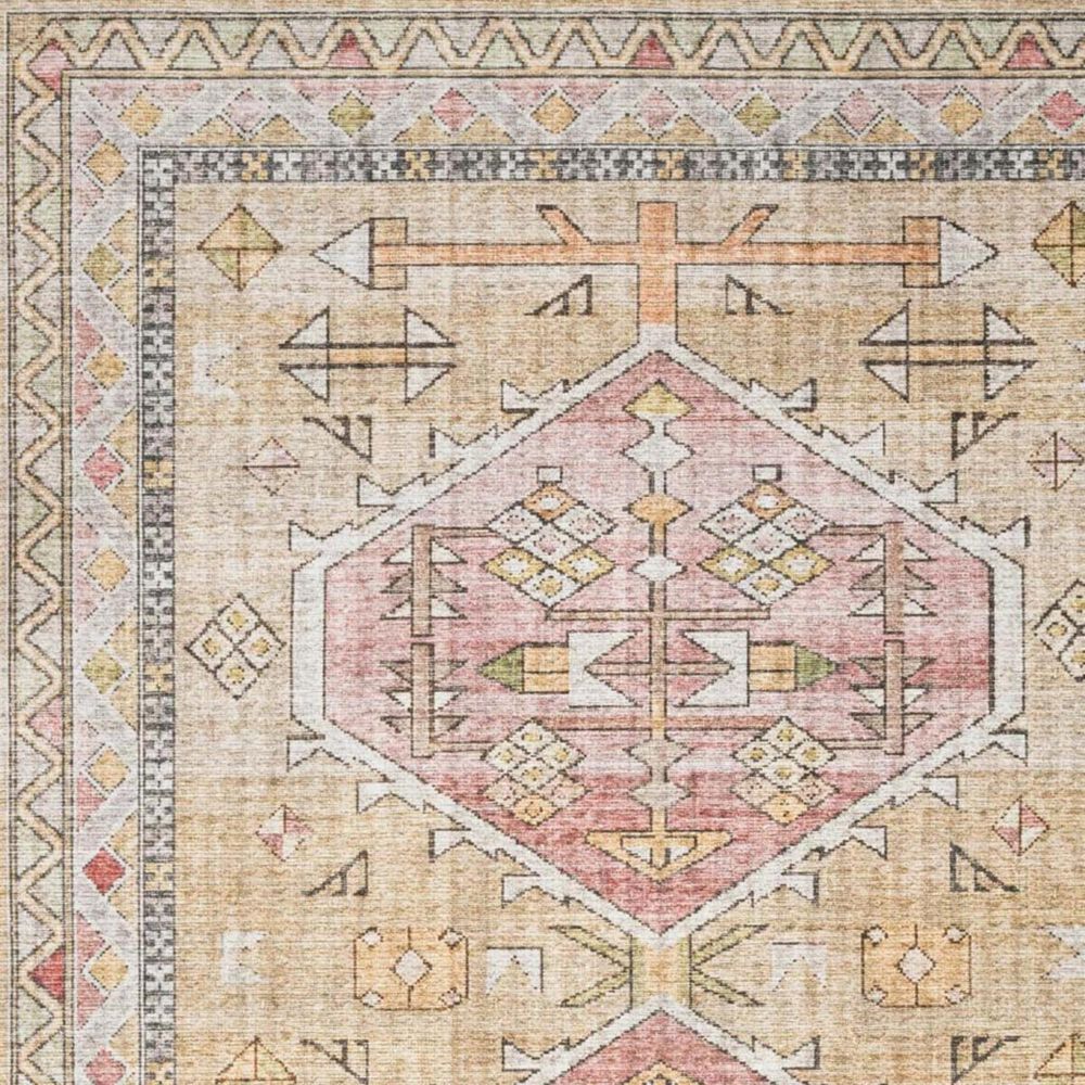 Loloi II Skye SKY-04 5&#39; x 7&#39;6&quot; Gold and Blush Area Rug, , large