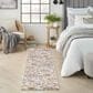 Nourison Aloha ALH17 2"3" x 8" Ivory and Blue Indoor/Outdoor Runner, , large
