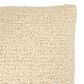 Teak Interiors 20" x 20" Woven Cotton Boucle Throw Pillow in Cream, , large