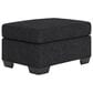 Ashley Jasmine Peaks Ottoman in Coal, , large