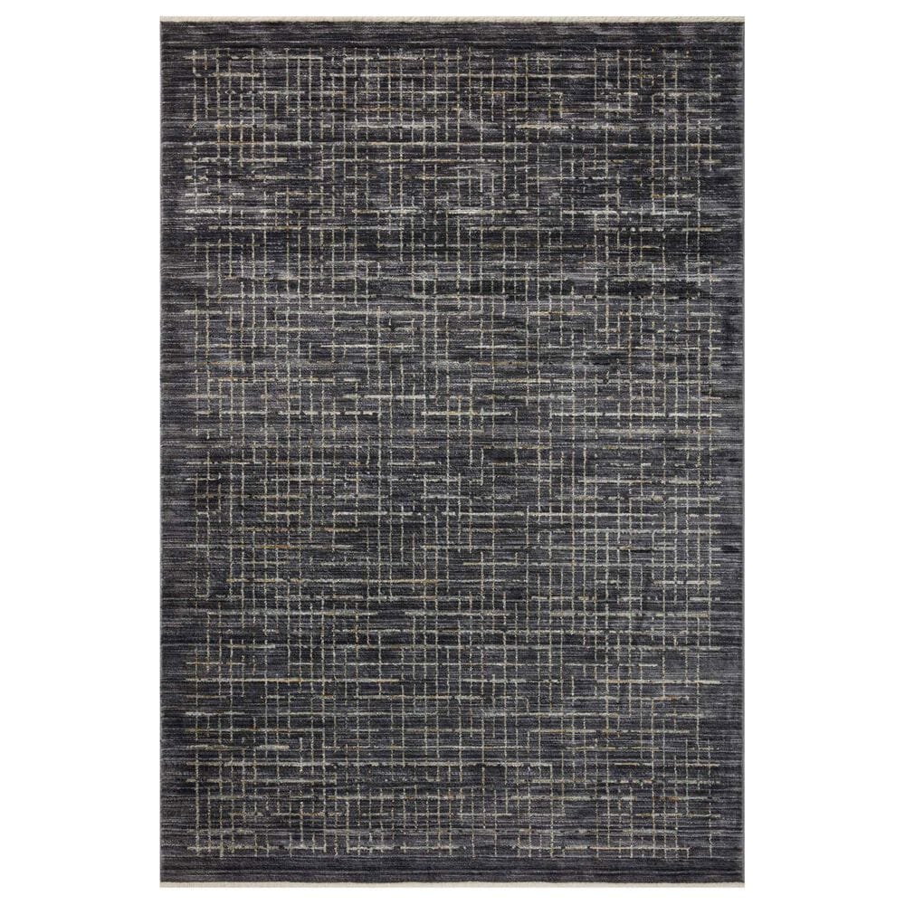 Loloi Soho 2"3" x 3"10" Onyx and Silver Area Rug, , large