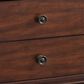 Mayberry Hill Phillipe Queen Bed with Two Nightstands in Cherry, , large