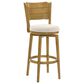 Armen Living Winsley Swivel Bar Height Stool in Amber Glow, , large