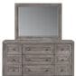 Davis International Traditional Mirror in Gray, , large