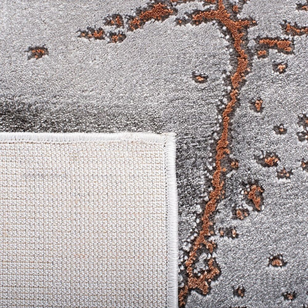 Safavieh Craft CFT877P 2&#39;3&quot; x 10&#39; Grey and Orange Runner, , large