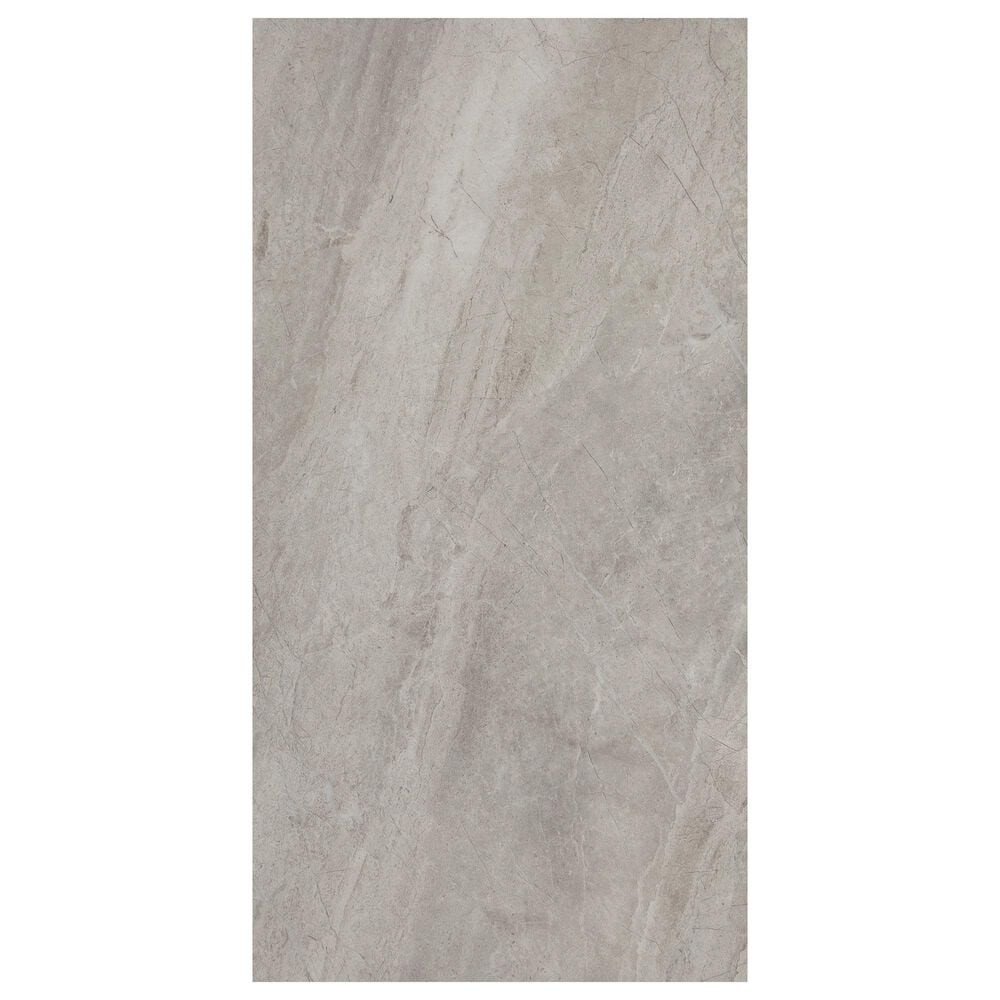 COREtec Natural Opula Graphite Travertine 18" x 36" Luxury Vinyl Tile, , large