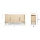 Jennifer Taylor Home Milo 4-Door Sideboard in Light Natural Cerused, , large