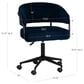 Linon Home Decor Prestwick Office Chair in Navy, , large