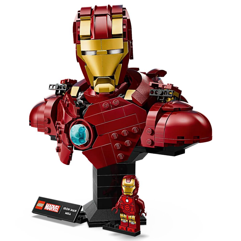 LEGO Marvel Iron Man MK6 Helmet Building Set, , large