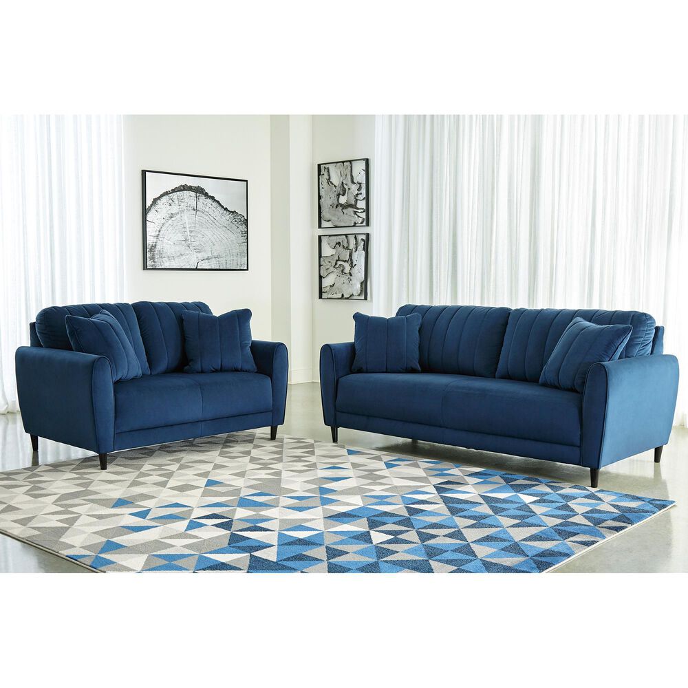 Signature Design by Ashley Enderlin 82&quot; Sofa in Ink Velvet, , large
