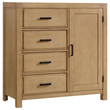 Oxford Baby Mystic 4-Drawer Chifforobe with Door in Honey, , large