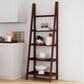 Linon Home Decor Acadia 5-Shelf Ladder Bookcase in Espresso, , large