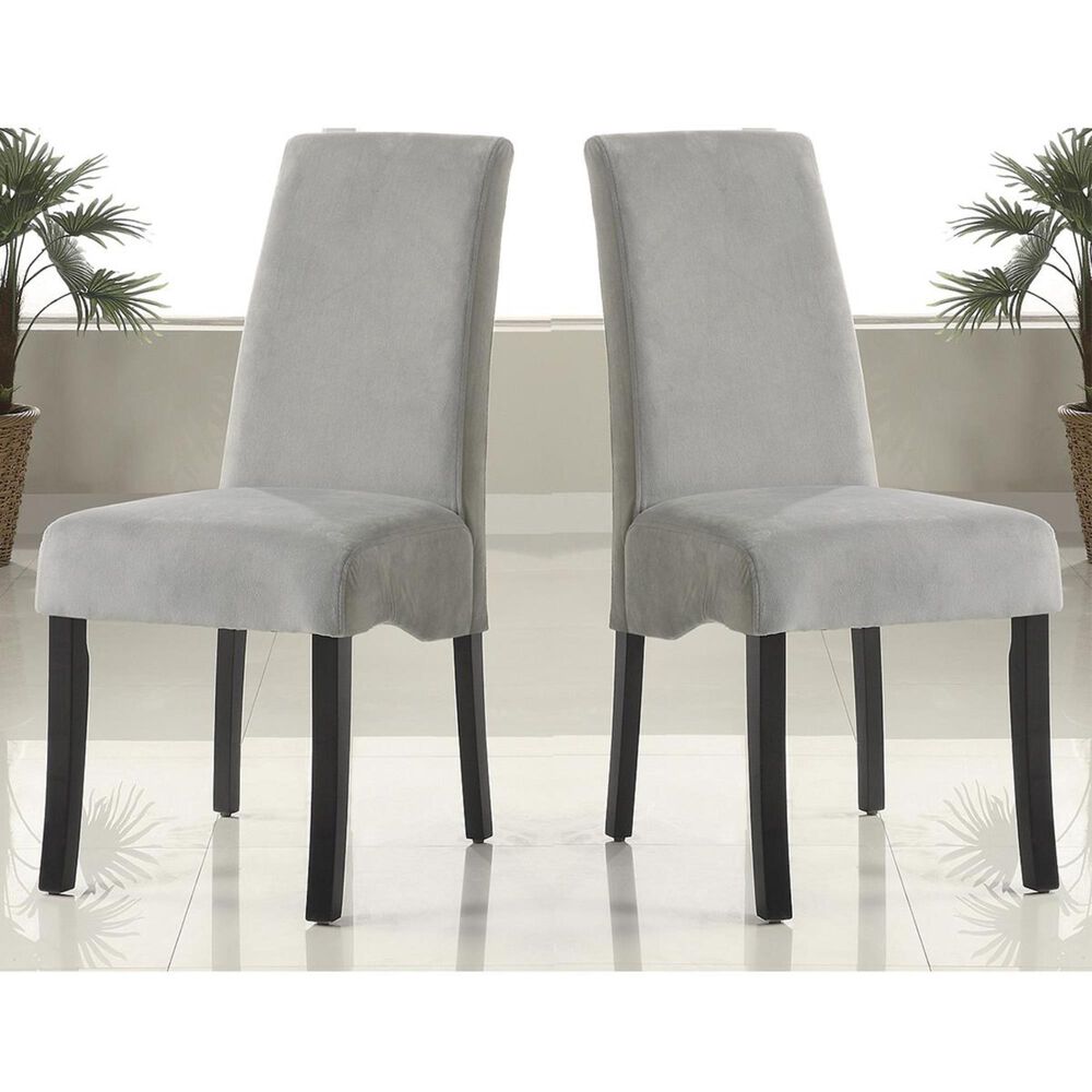 Pacific Landing Stanton Dining Chair in Gray- Set of 2, , large