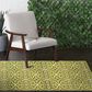 Central Oriental Terrace Tropic Contoy 5" x 7"3" Leaf and Snow Area Rug, , large
