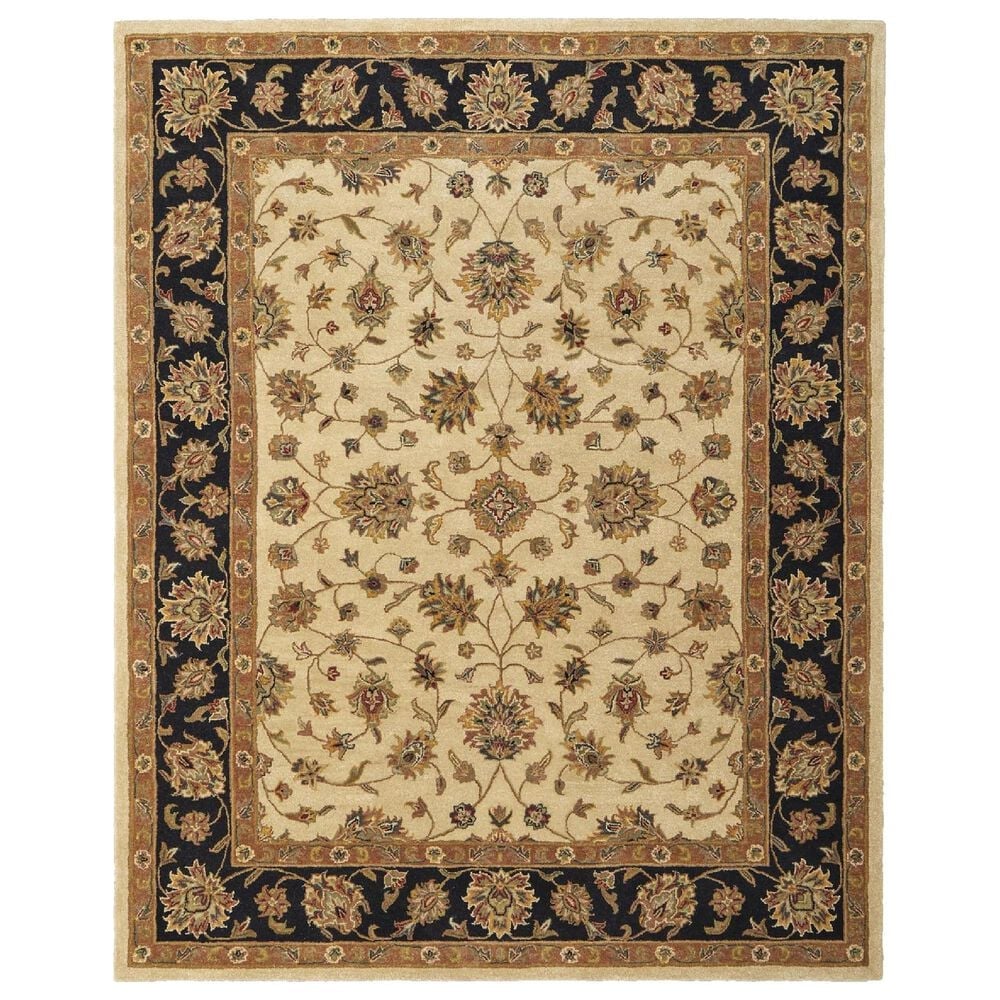 Feizy Rugs Wagner Beige and Black 5&#39; x 8&#39; Area Rug, , large