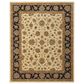 Feizy Rugs Wagner Beige and Black 5" x 8" Area Rug, , large