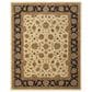 Feizy Rugs Wagner Beige and Black 5" x 8" Area Rug, , large