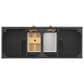 James Martin Vanities Myrrin 60" Double Vanity in Carbon Oak with 3 cm Charcoal Soapstone Quartz Top, , large