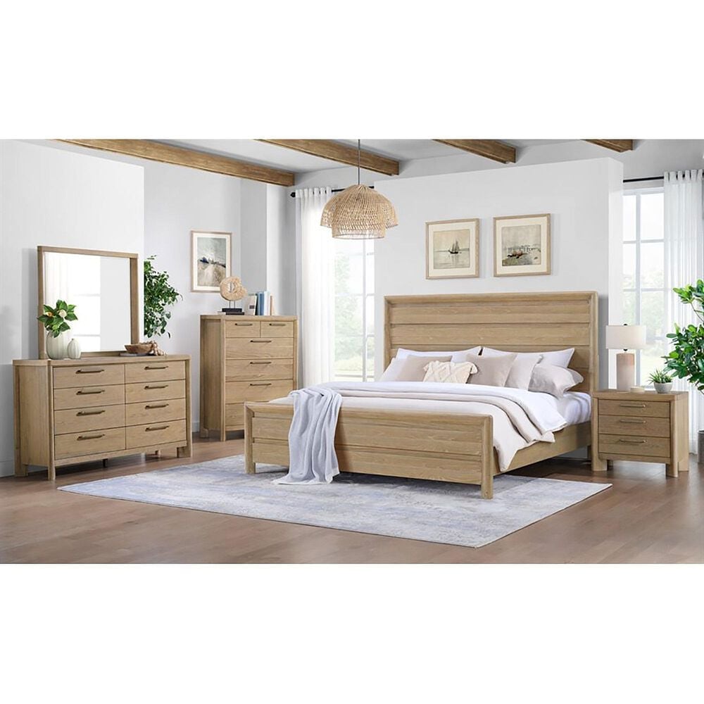 Emerald Home Furnishings Pacific Grove King Bed in Sand Dune, , large