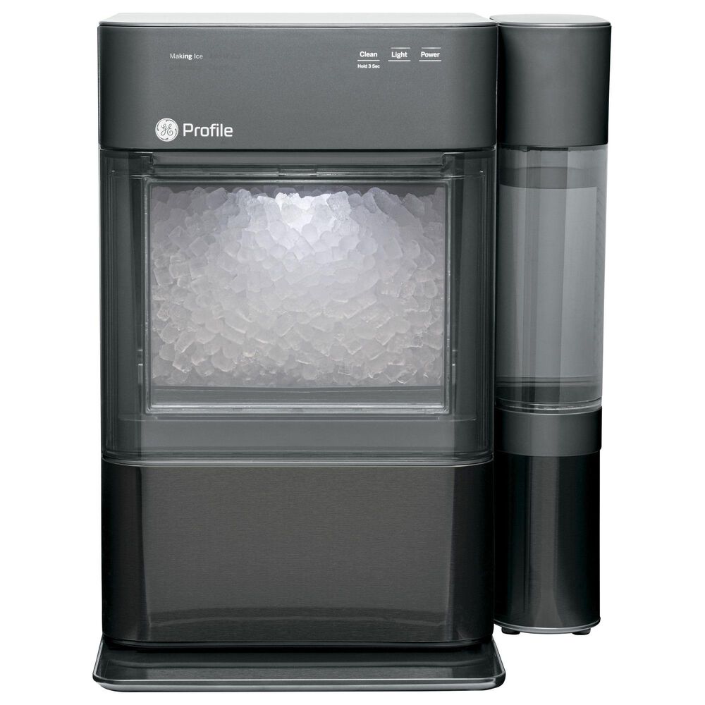 GE Profile Opal 2.0 Nugget Ice Maker in Black Stainless Steel NFM