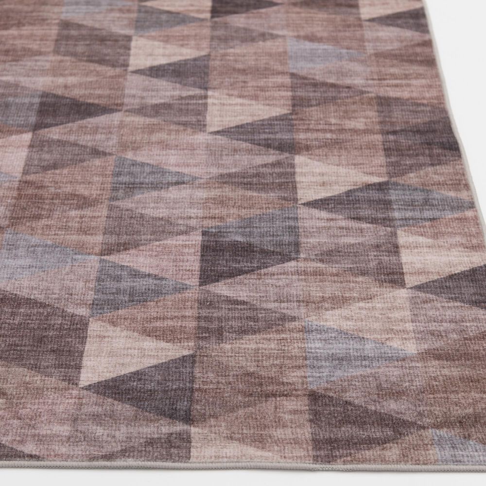 Central Oriental Rugease Marlow 5&#39; x 7&#39; Brown and Dark Gray Area Rug, , large