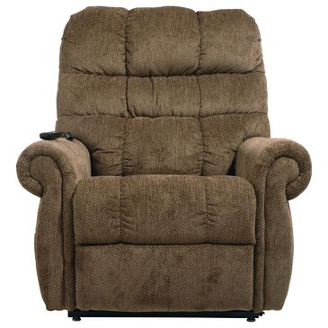 Signature Design by Ashley Ernestine Power Lift Recliner in Truffle, , large