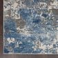 Nourison Rustic Textures RUS08 Grey and Blue 3"11" x 5"11" Area Rug, , large