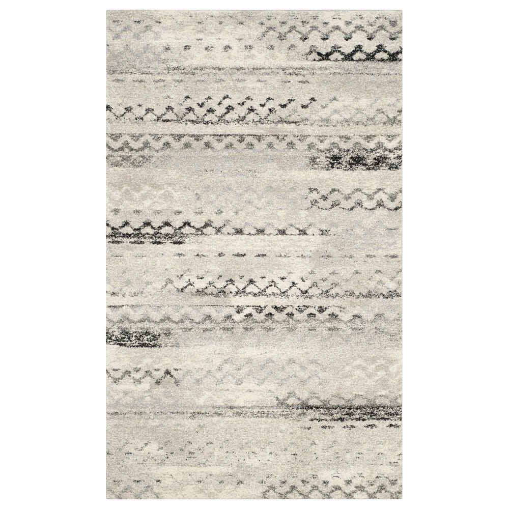 Safavieh Retro RET2136-1180 10" x 14" Cream and Grey Area Rug, , large
