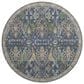 Dalyn Rug Company Hatay HY6 8" Round Navy Area Rug, , large