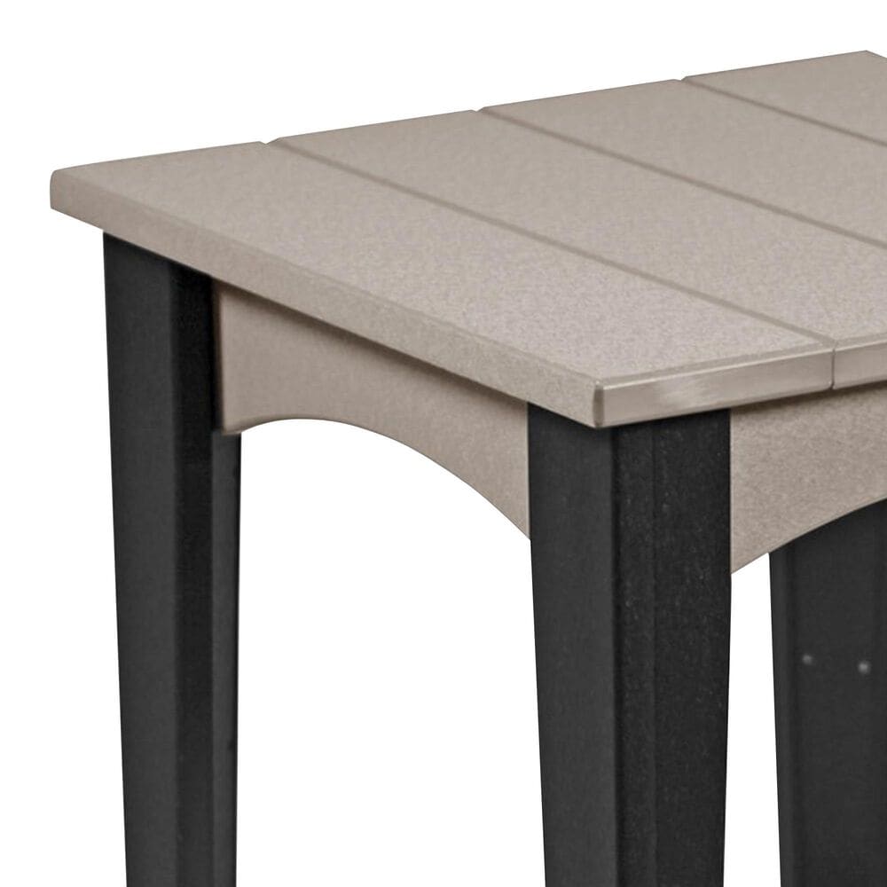 Amish Orchard Island End Table in Weatherwood and Black, , large