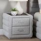 Baxton Studio Cadmus 2-Drawer Nightstand in Light Grey, , large