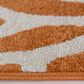 Central Oriental Terrace Tropic Allover Coral 7"10" x 9"10" Tangerine Area Rug, , large