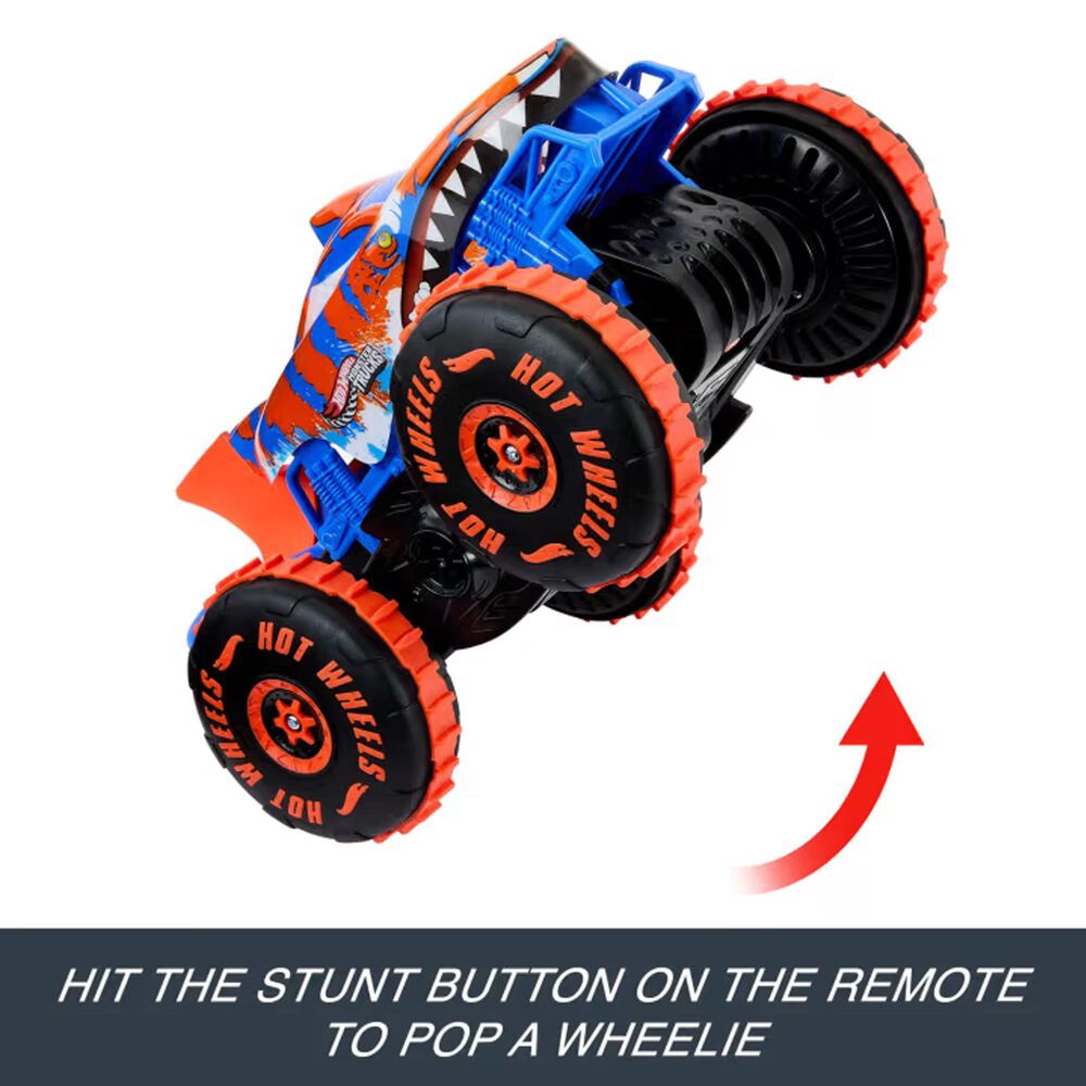 Hot Wheels Monster Truck Tiger Shark Radio Controlled Toy Car, , large