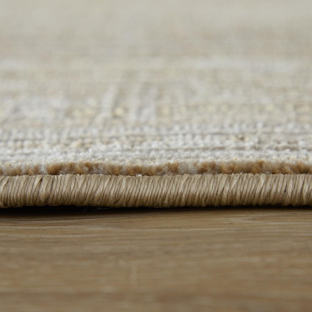 Feizy Augustine Beige and Ivory 2'6" x 7'3" Area Rug, , large