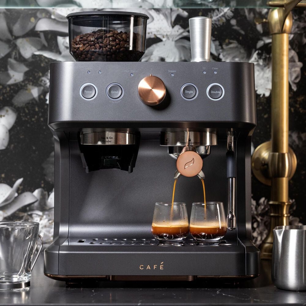 Cafe 2.8 L Bellissimo Espresso Machine in Matte Black, , large