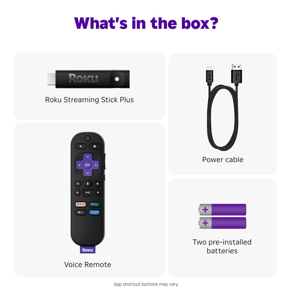 Roku Streaming Stick Plus in Black, , large
