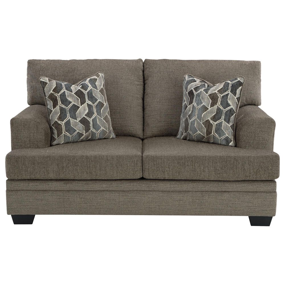 Ashley Stonemeade Stationary Sofa and Loveseat Set in Nutmeg, , large