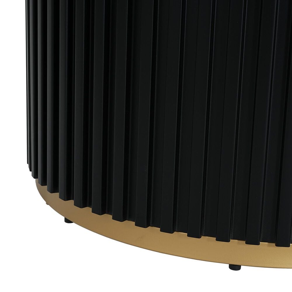 Hearth and Haven Dining Table in Black and Gold - Table Only, , large