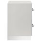 New Heritage Europa 4 Piece Wood King Panel Bedroom Set with Nightstand in White, , large