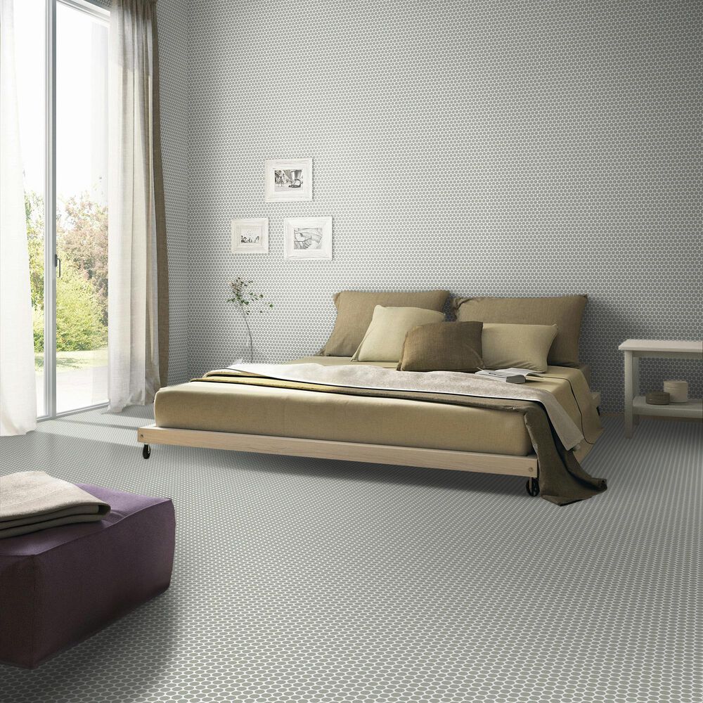 Dal-Tile Color Wheel Matte Desert Gray 13&#39;&#39; X 11&#39;&#39; Ceramic Mosaic Sheet, , large