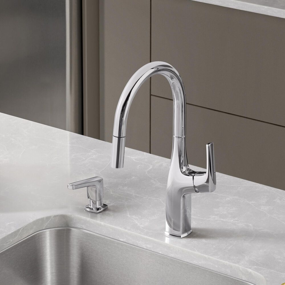 Blanco Rivana Pull-Down Kitchen Faucet in PVD Steel, , large