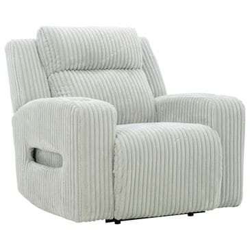 Ashley Forest Lake Power Recliner with Adjustable Headrest in Alloy Velvet, , large